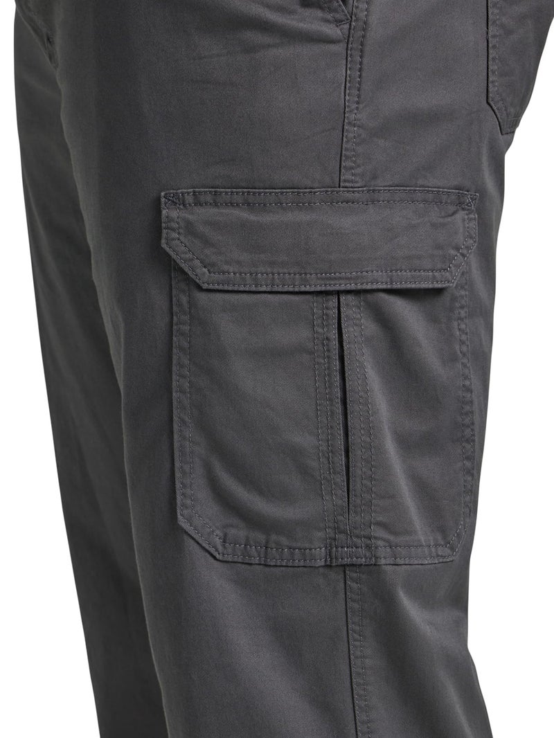Lee Men's Extreme Motion Twill Cargo Pant Charcoal 36W x 30L - Image 4